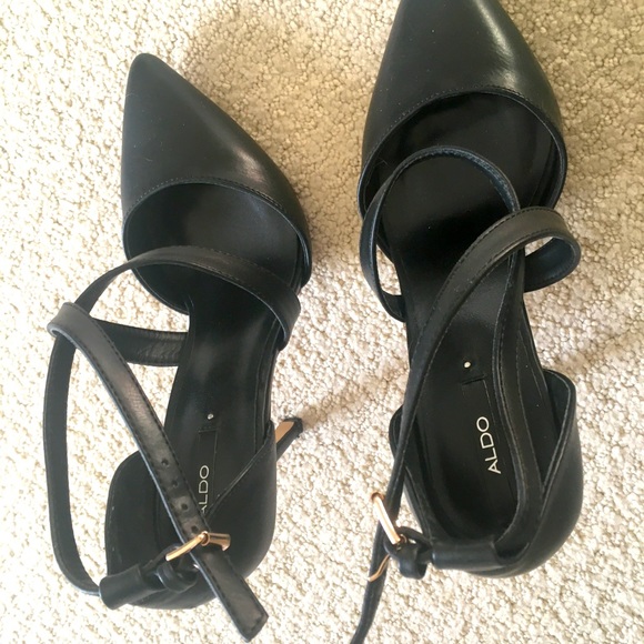 ALDO Aresa-96 Black 4” Heels - Picture 3 of 13